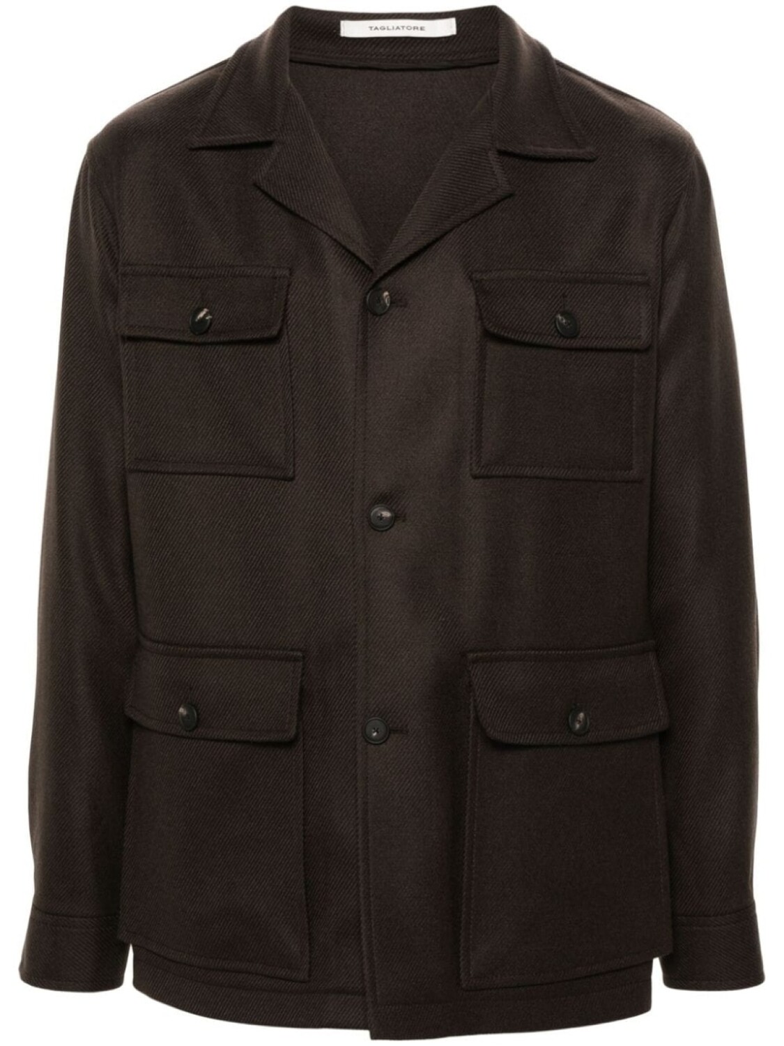 Tagliatore куртка-рубашка Tempest на пуговицах, коричневый
Tagliatore куртка-рубашка Tempest на пуговицах, коричневый