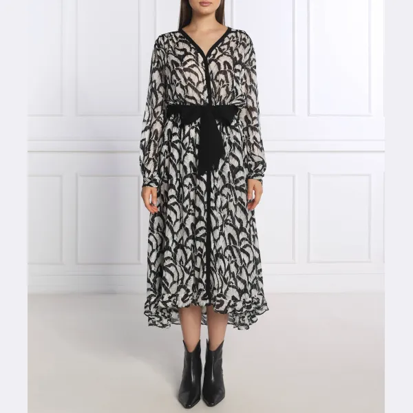 Модное платье The Kooples, черный 
Модное платье The Kooples, черный
