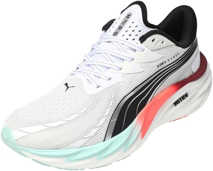 Беговые кроссовки PUMA для мужчин, белый/красный/мятный
Беговые кроссовки PUMA для мужчин, белый/красный/мятный