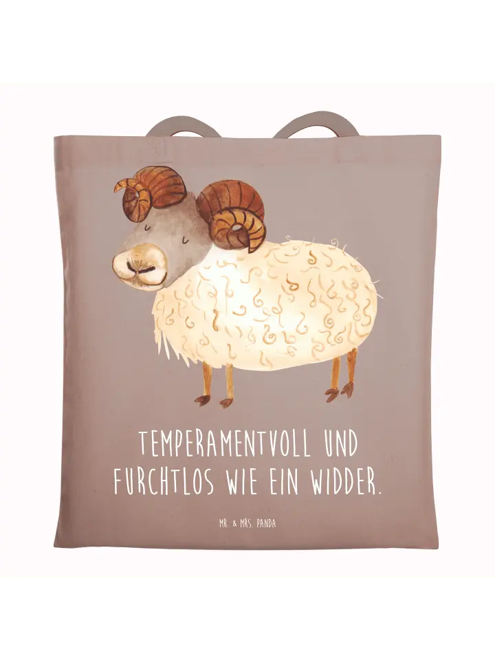 Сумка для переноски Mr & Mrs Panda Sternzeichen Widder, пастельно-коричневый
Сумка для переноски Mr & Mrs Panda Sternzeichen Widder, пастельно-коричневый