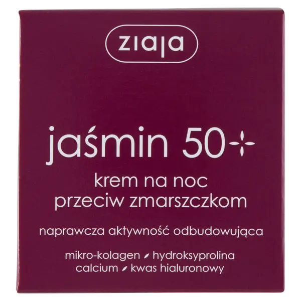 Крем для лица против морщин 50+ на ночь, 50 мл Ziaja Jaśmin
Крем для лица против морщин 50+ на ночь, 50 мл Ziaja Jaśmin