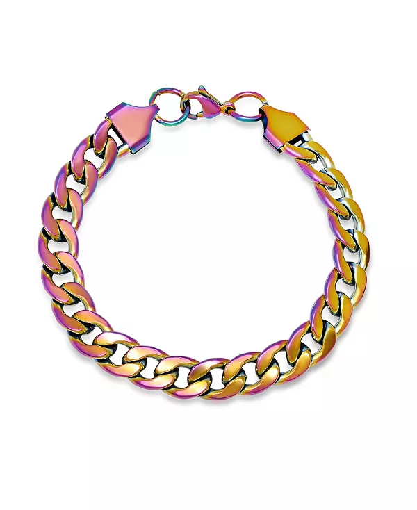 Мужской браслет из нержавеющей стали с ионным покрытием и кубинскими звеньями Steeltime, multi
Мужской браслет из нержавеющей стали с ионным покрытием и кубинскими звеньями Steeltime, multi