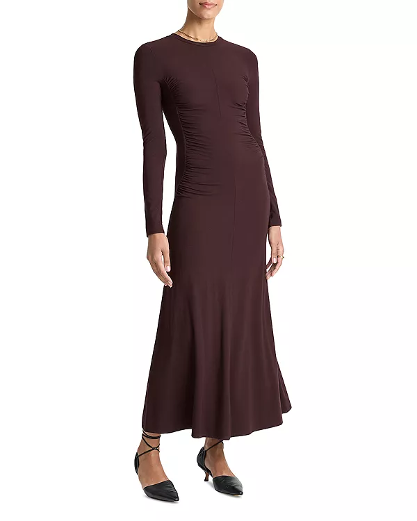 Платье-Макси с драпировкой Vince, коричневый
Платье-Макси с драпировкой Vince, коричневый