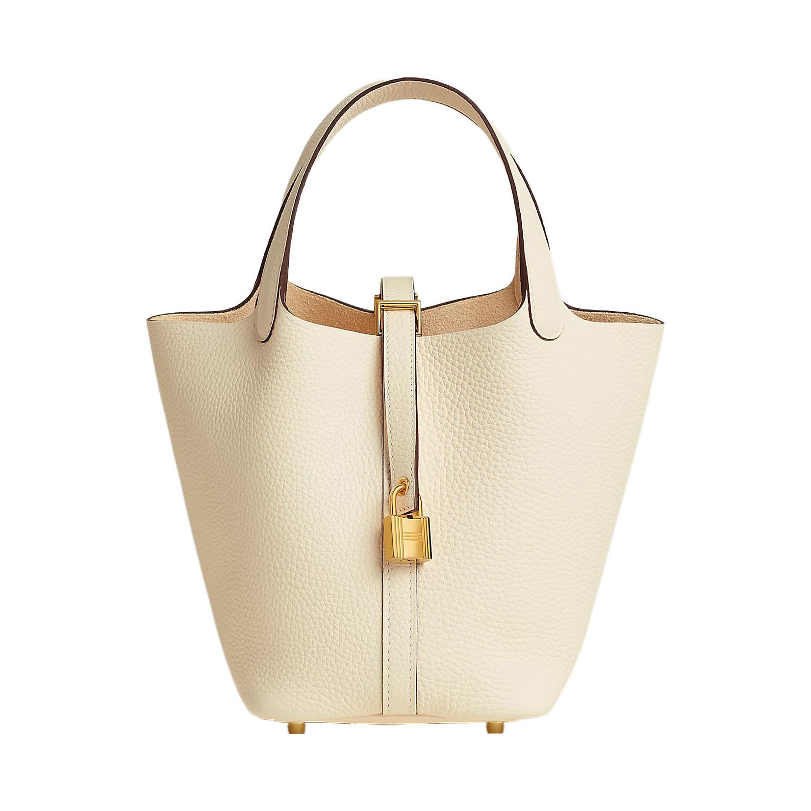 Пикотин Лок Клеменс Бычья кожа Сумка-корзинка Сумка через плечо Ведерко 18 Женская I2 Ната Кремовый белый HERMES
Пикотин Лок Клеменс Бычья кожа Сумка-корзинка Сумка через плечо Ведерко 18 Женская I2 Ната Кремовый белый HERMES