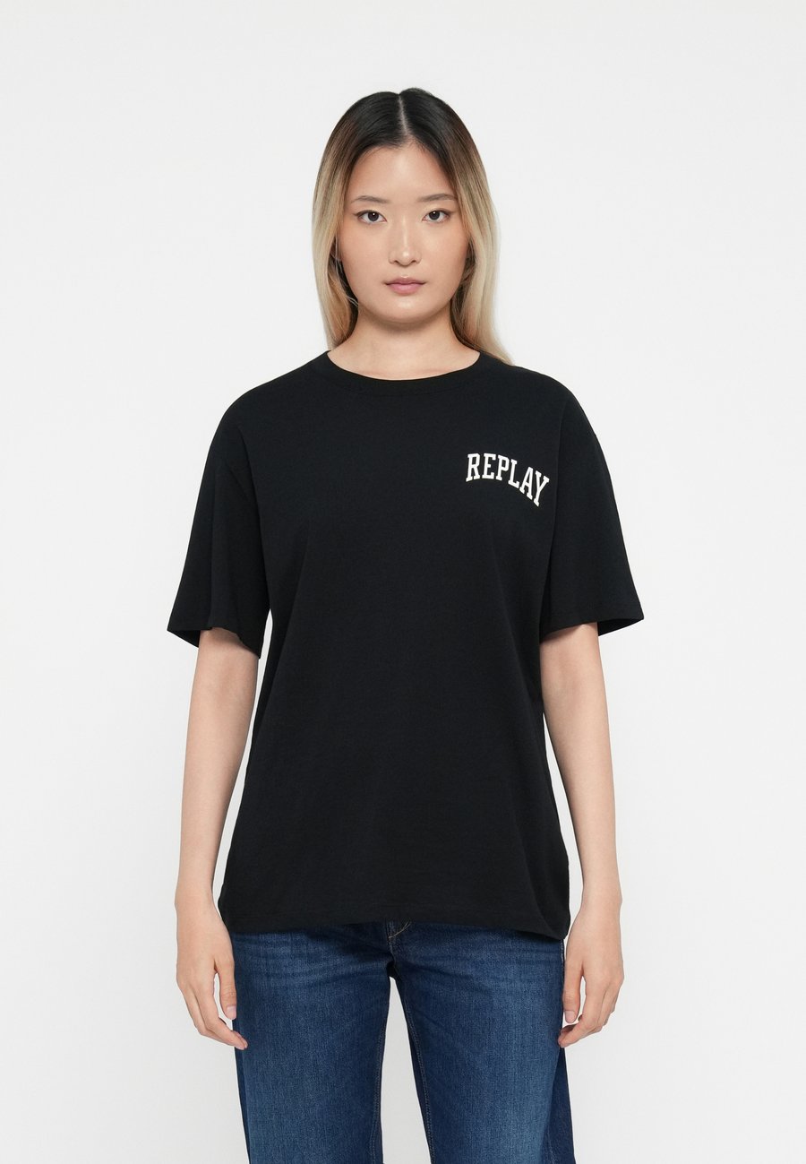 Футболка Replay CREW NECK LOGO, Black/Black Denim
Футболка Replay CREW NECK LOGO, Black/Black Denim