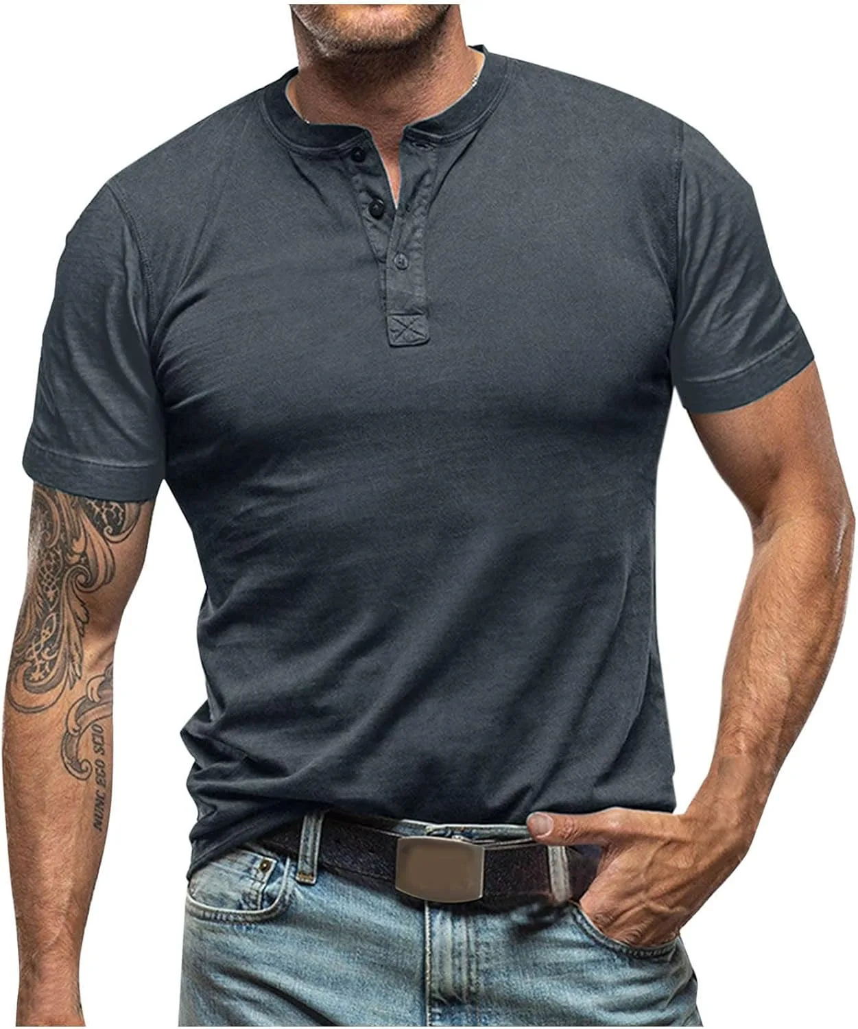 Xiaojake мужская футболка Henley с коротким рукавом Xiaojmake
Xiaojake мужская футболка Henley с коротким рукавом Xiaojmake