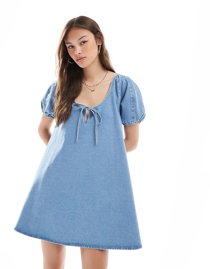 Платье-трапеция Miss Selfridge с завязками спереди, цвет средний
Платье-трапеция Miss Selfridge с завязками спереди, цвет средний