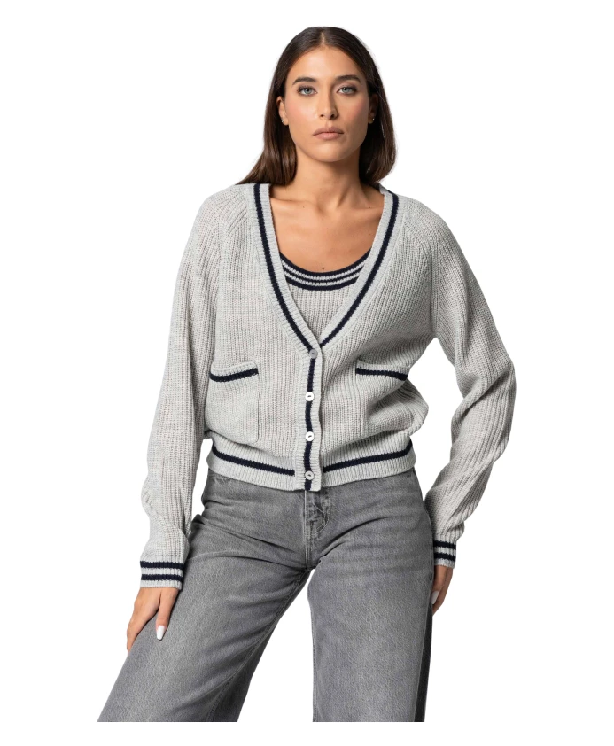 Кардиган Poetax Kocca, серый
Кардиган Poetax Kocca, серый