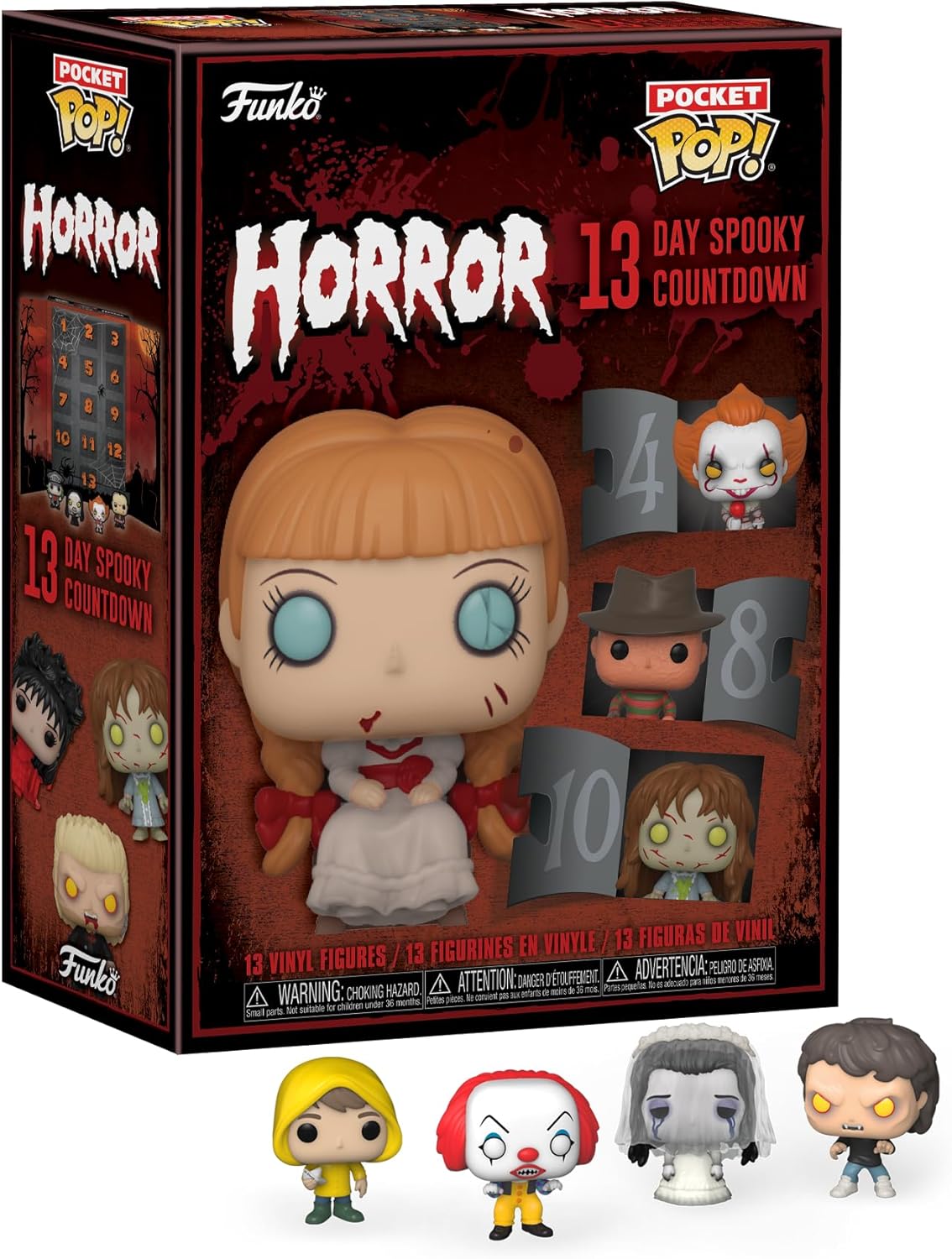 Адвент-календарь Funko Pocket Pop! Spooky 13-Day Countdown
Адвент-календарь Funko Pocket Pop! Spooky 13-Day Countdown