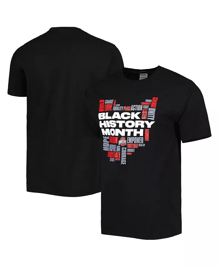 Мужская черная баскетбольная футболка Ohio State Buckeyes Black History Month Comfortwash
Мужская черная баскетбольная футболка Ohio State Buckeyes Black History Month Comfortwash