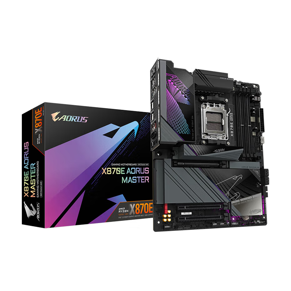 Материнская плата Gigabyte X870E AORUS MASTER, AM5, DDR5, Wi-Fi
Материнская плата Gigabyte X870E AORUS MASTER, AM5, DDR5, Wi-Fi