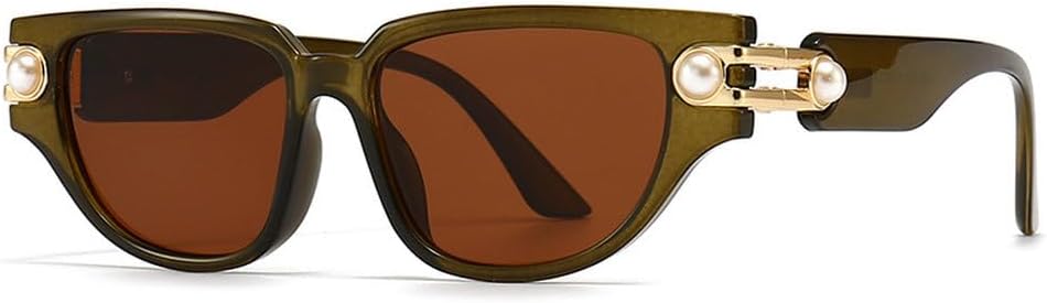 Модные ретро-солнцезащитные очки «кошачий глаз» для женщин, стильные солнцезащитные очки в маленькой оправе с жемчужным блеском, роскошные очки с защитой от УФ-излучения UV400 generic, C3
Модные ретро-солнцезащитные очки «кошачий глаз» для женщин, стильные солнцезащитные очки в маленькой оправе с жемчужным блеском, роскошные очки с защитой от УФ-излучения UV400 generic, C3