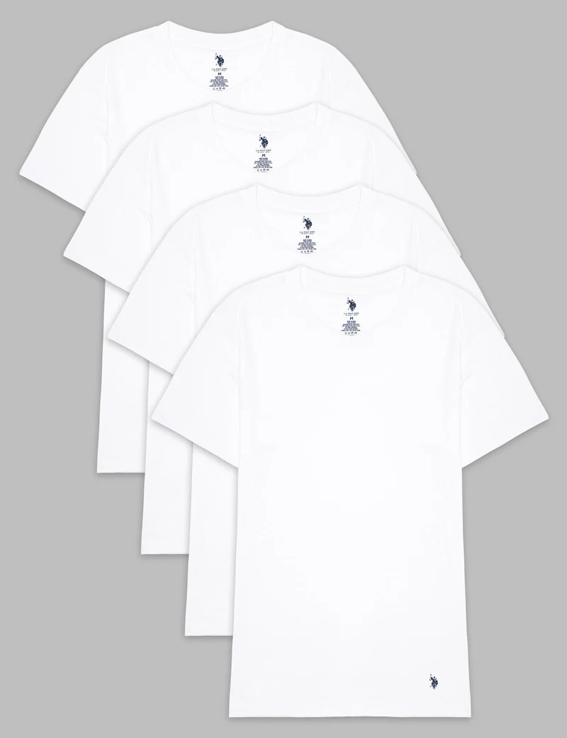 Набор футболок U.S. Polo Assn. Crew Neck, 4 шт., белый
Набор футболок U.S. Polo Assn. Crew Neck, 4 шт., белый