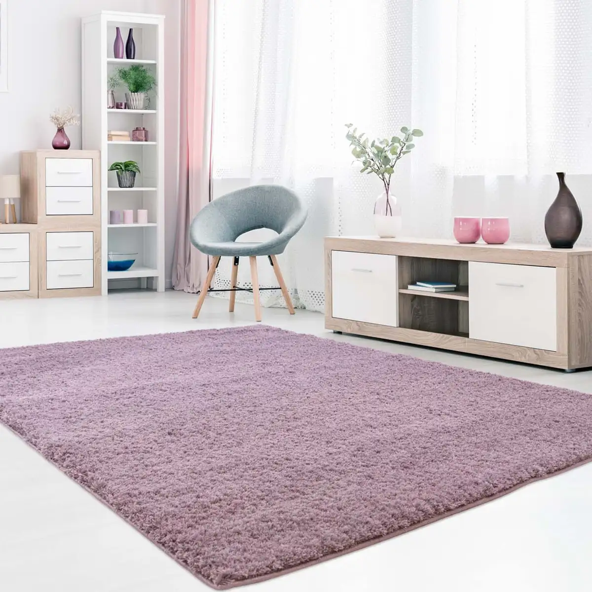 Ковер Carpet City "Softshine 2236", прямоугольный, глубокий ворс, особо мягкий, однотонный 200х280 см, цвет lila
Ковер Carpet City "Softshine 2236", прямоугольный, глубокий ворс, особо мягкий, однотонный 200х280 см, цвет lila