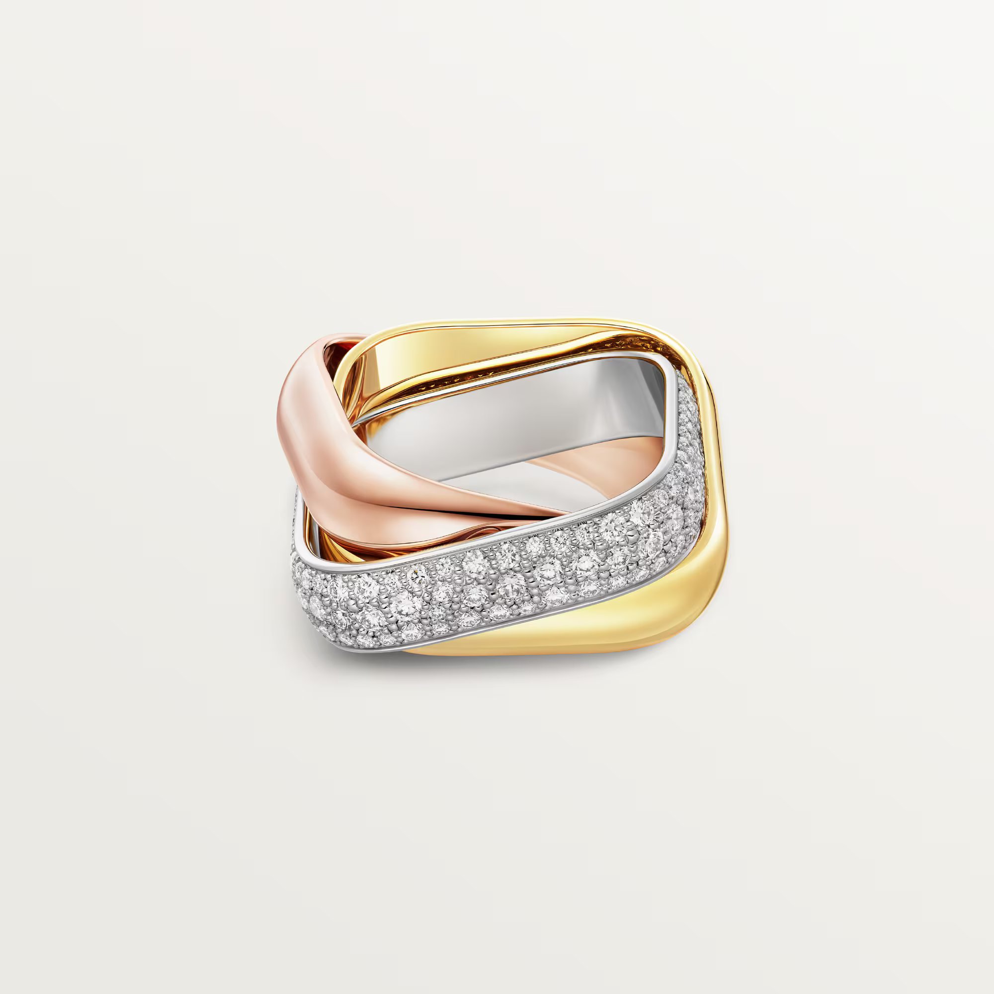 Кольцо Cartier Trinity Cushion-Shaped Half-paved, золото/белое золото/розовое золото/бриллианты
Кольцо Cartier Trinity Cushion-Shaped Half-paved, золото/белое золото/розовое золото/бриллианты