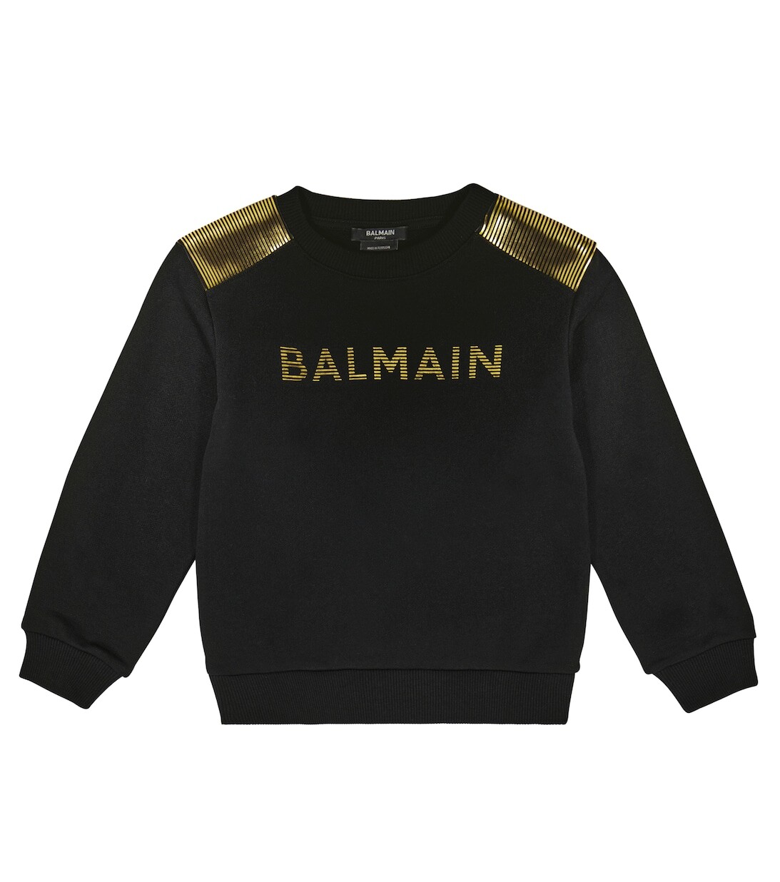 Толстовка из хлопка с логотипом Balmain, черный
Толстовка из хлопка с логотипом Balmain, черный