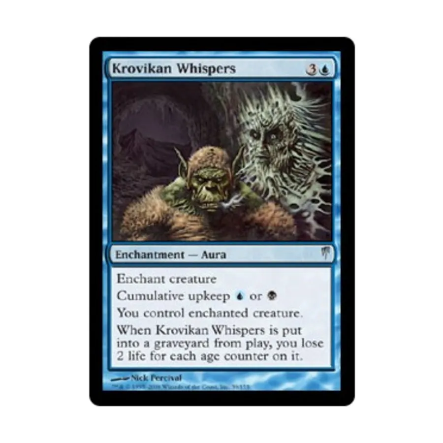 CCG Кровикан Шепот (U), MTG - Coldsnap 
CCG Кровикан Шепот (U), MTG - Coldsnap