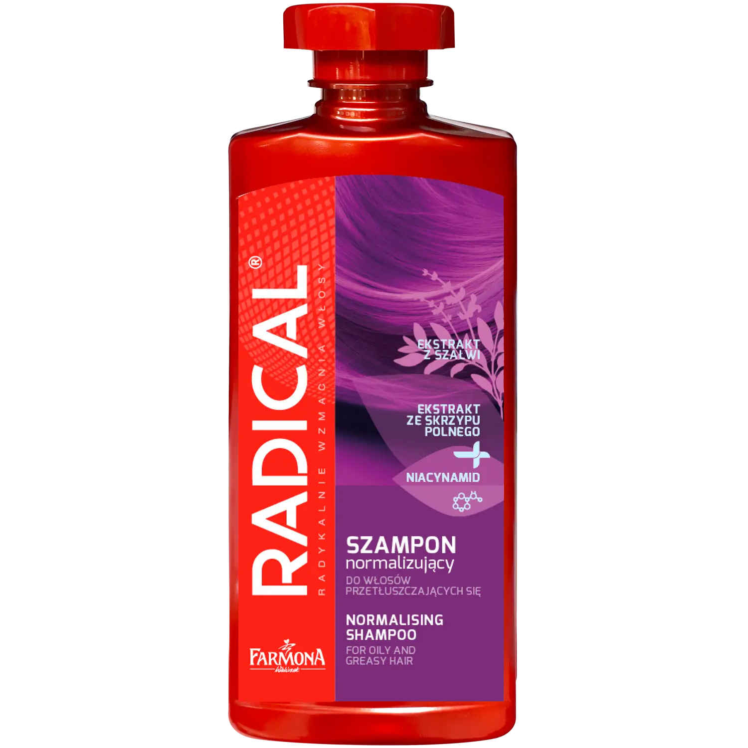 Radical нормализующий шампунь для жирных волос, 400 мл
Radical нормализующий шампунь для жирных волос, 400 мл