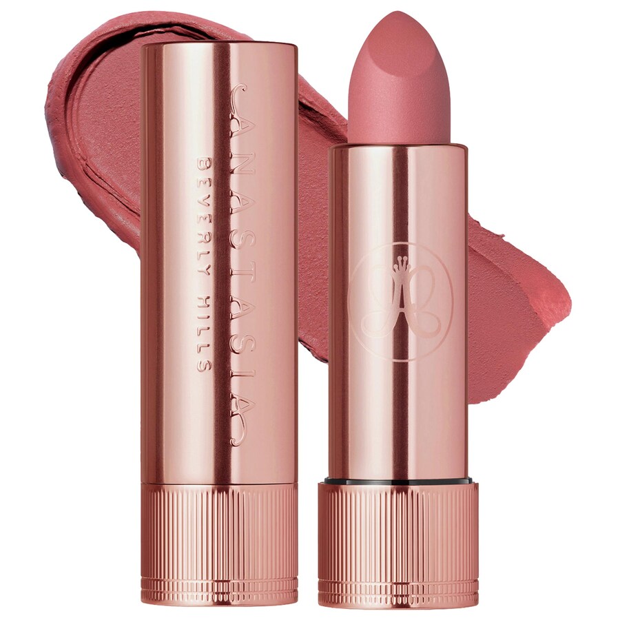 Матовая и сатиновая бархатная помада с высокой пигментацией Anastasia Beverly Hills, 0.10 oz/3 g, Hush Rose
Матовая и сатиновая бархатная помада с высокой пигментацией Anastasia Beverly Hills, 0.10 oz/3 g, Hush Rose