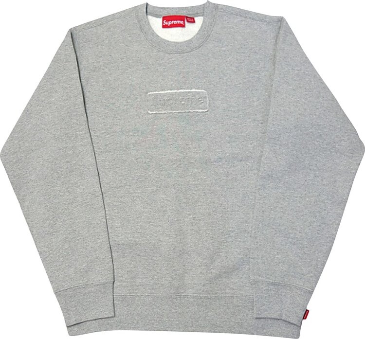 Толстовка Supreme Cutout Logo Crewneck 'Heather Grey', серый
Толстовка Supreme Cutout Logo Crewneck 'Heather Grey', серый