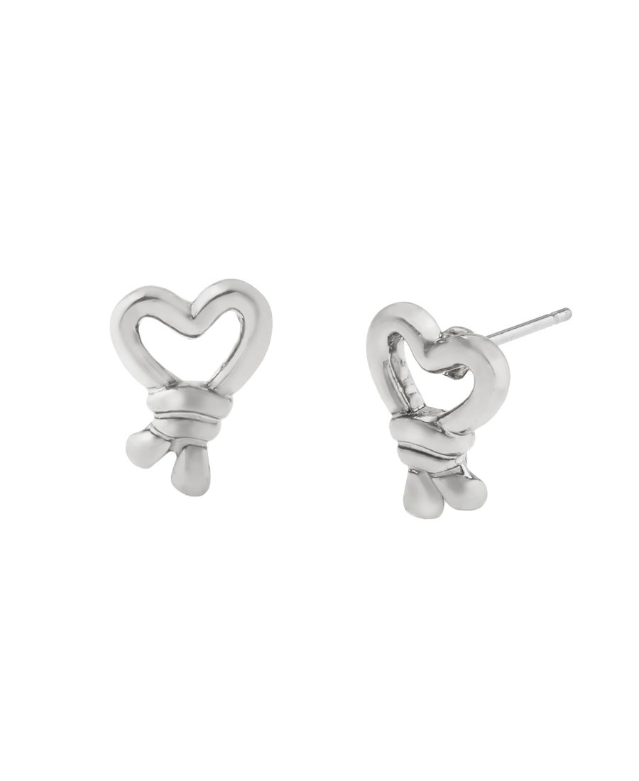 Серьги-гвоздики в форме сердца с родиевым покрытием Steve Madden, Rhodium
Серьги-гвоздики в форме сердца с родиевым покрытием Steve Madden, Rhodium