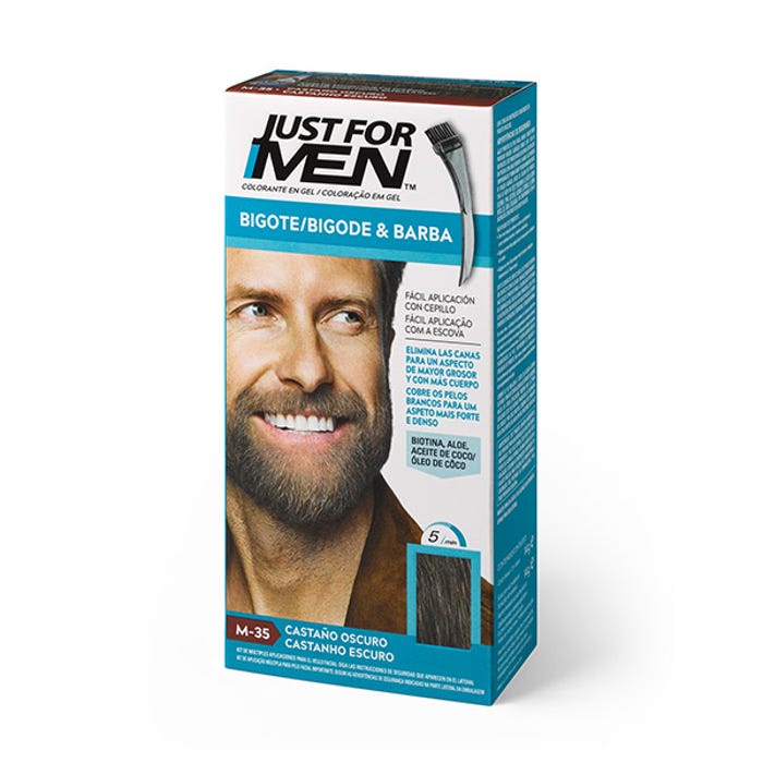 Краска для усов, бороды и бакенбардов Just For Men, M-35 Castaño Oscuro Natural
Краска для усов, бороды и бакенбардов Just For Men, M-35 Castaño Oscuro Natural