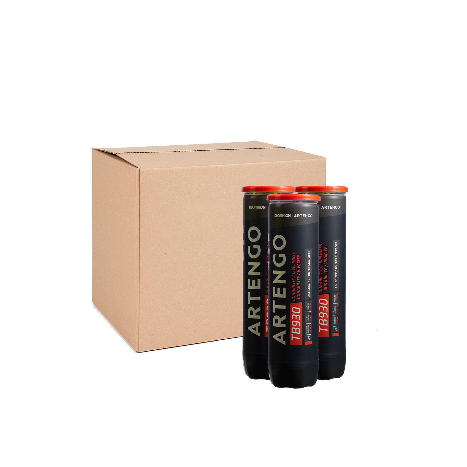 Теннисные мячи TB 930 Speed — 4 мяча, 18 шт. в упаковке ARTENGO, желтый
Теннисные мячи TB 930 Speed — 4 мяча, 18 шт. в упаковке ARTENGO, желтый