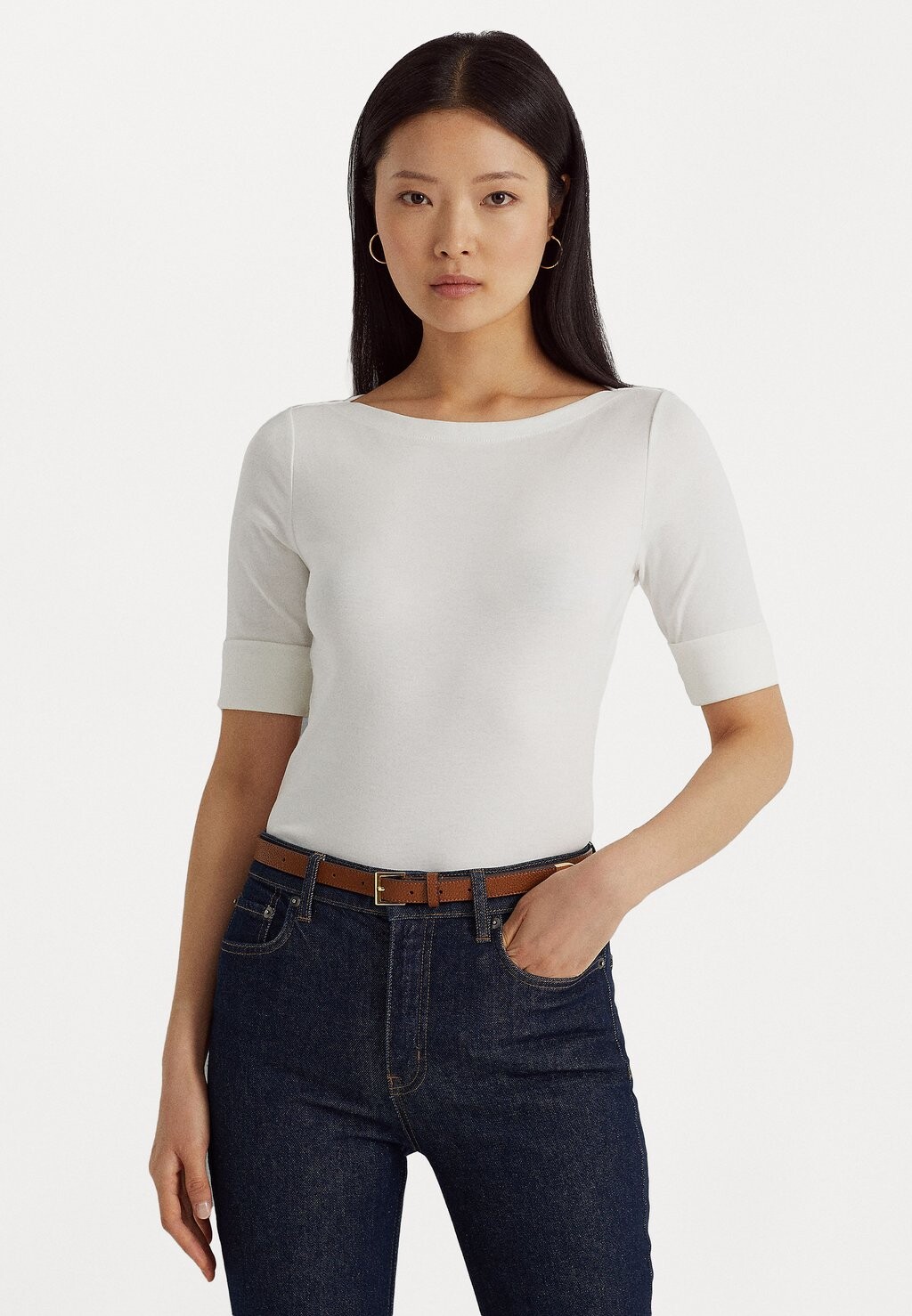 Базовая футболка Lauren Ralph Lauren, белый
Базовая футболка Lauren Ralph Lauren, белый