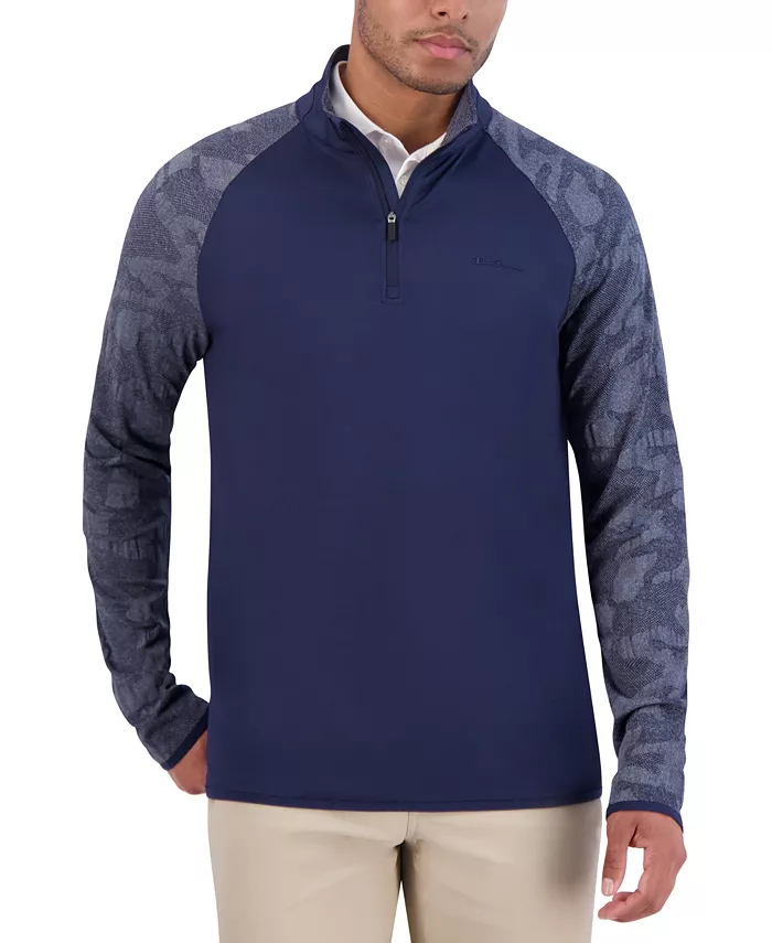 Толстовка Camo Jacquard Sleeve Quarter Zip Ben Sherman, синий
Толстовка Camo Jacquard Sleeve Quarter Zip Ben Sherman, синий