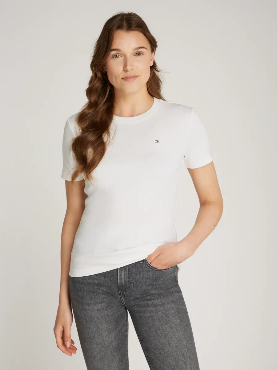 Футболка Tommy Hilfiger "NEW SLIM CODY C-NK SS" с вышитым логотипом, цвет Ecru
Футболка Tommy Hilfiger "NEW SLIM CODY C-NK SS" с вышитым логотипом, цвет Ecru