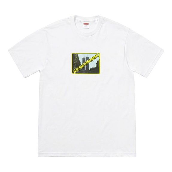 Футболка ss19 greetings tee printing short sleeve white Supreme, белый
Футболка ss19 greetings tee printing short sleeve white Supreme, белый