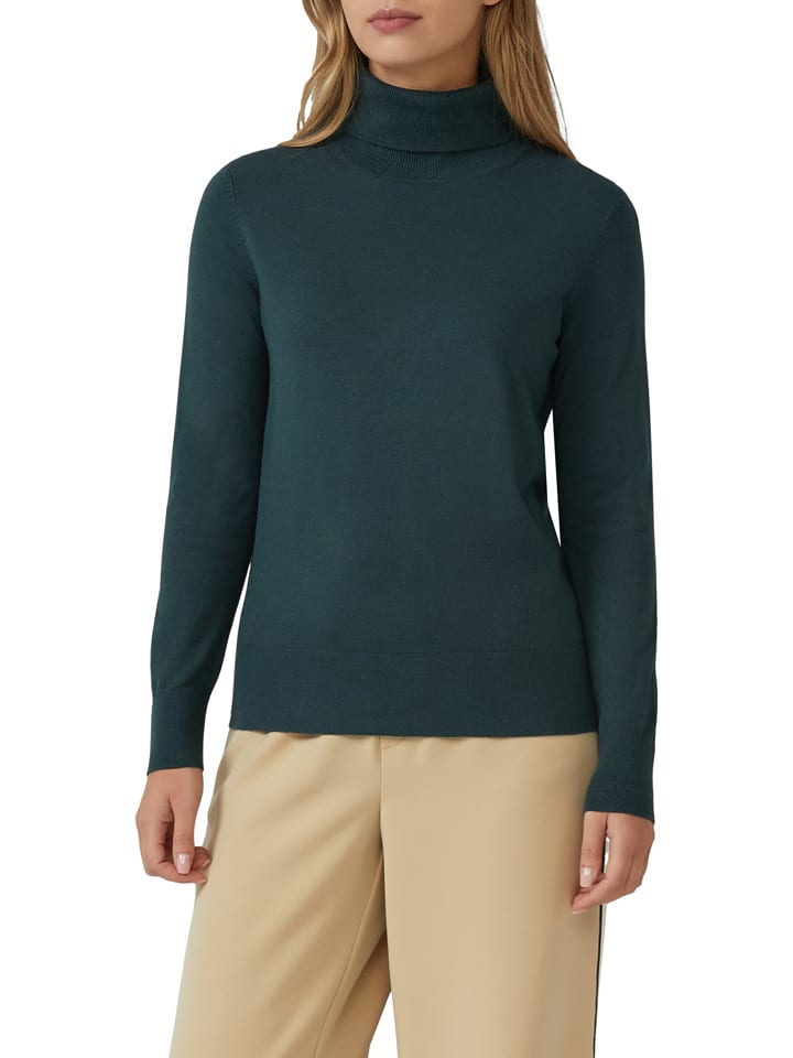 s.Oliver Свитер с высоким воротником темно-зеленого цвета
s.Oliver Свитер с высоким воротником темно-зеленого цвета