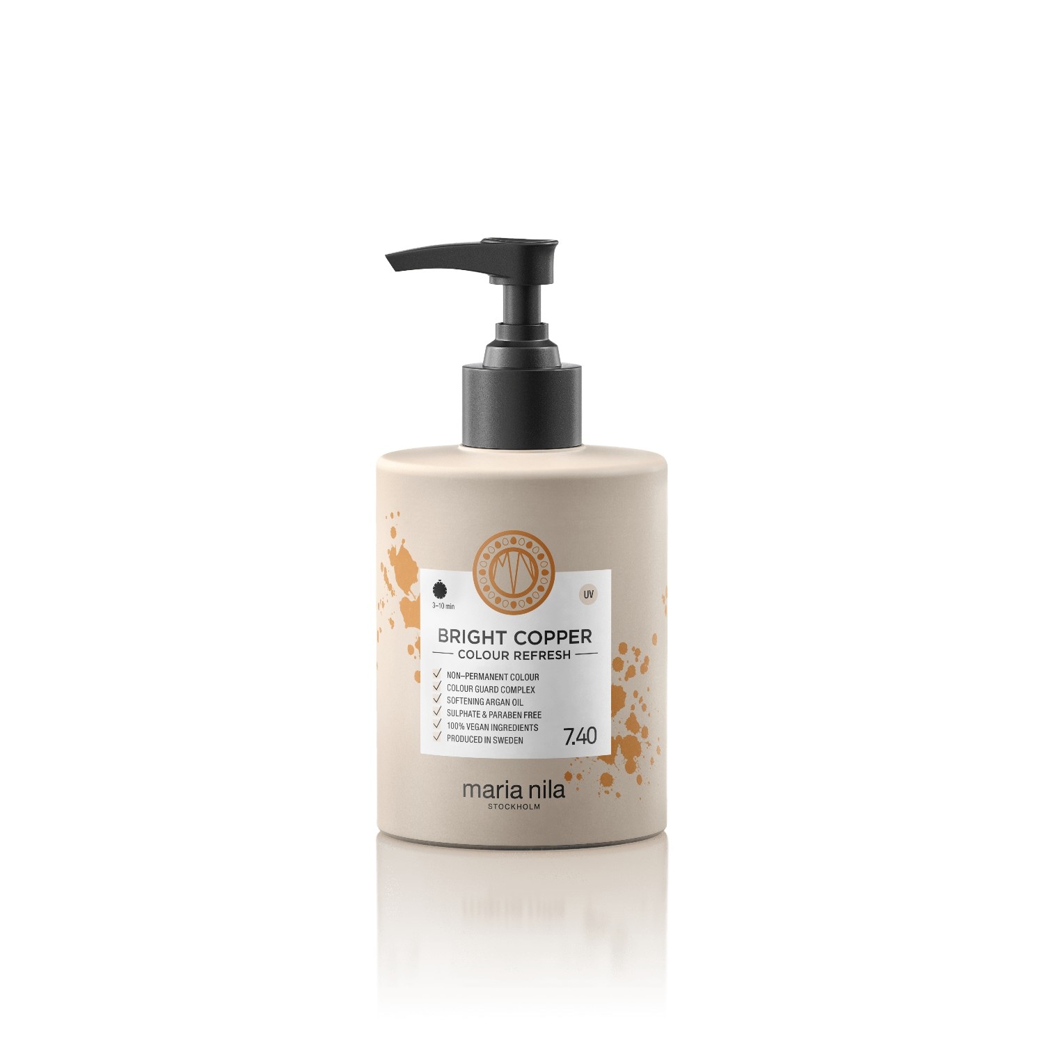 Краска для волос colour refresh bright copper 7.40 Maria Nila, объем 300 мл
Краска для волос colour refresh bright copper 7.40 Maria Nila, объем 300 мл