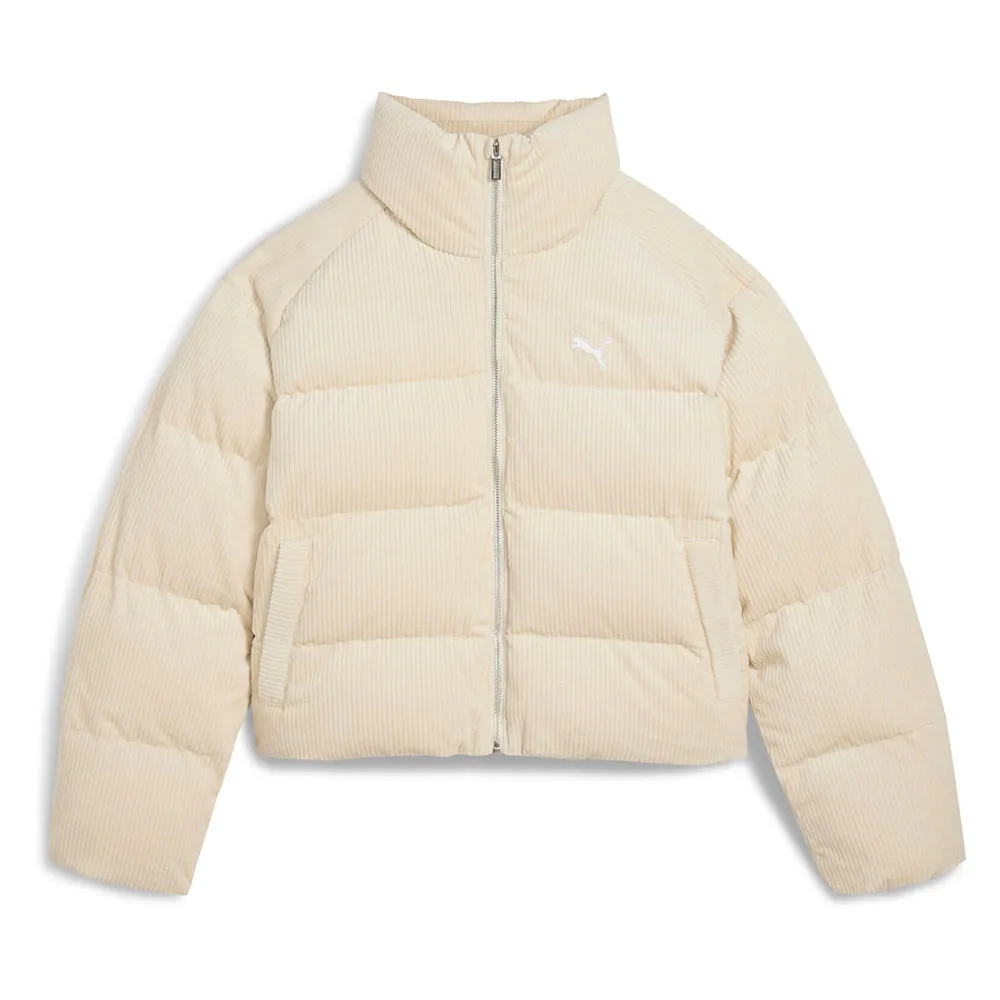 Куртка Puma Wardrobe Essential Corduroy padded, бежевый 
Куртка Puma Wardrobe Essential Corduroy padded, бежевый