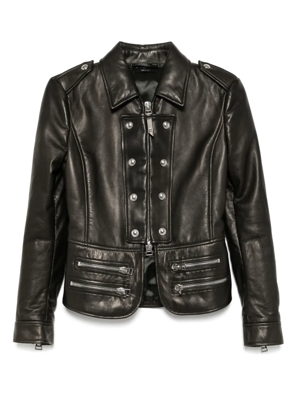 Кожаная куртка на молнии TOM FORD, черный
Кожаная куртка на молнии TOM FORD, черный