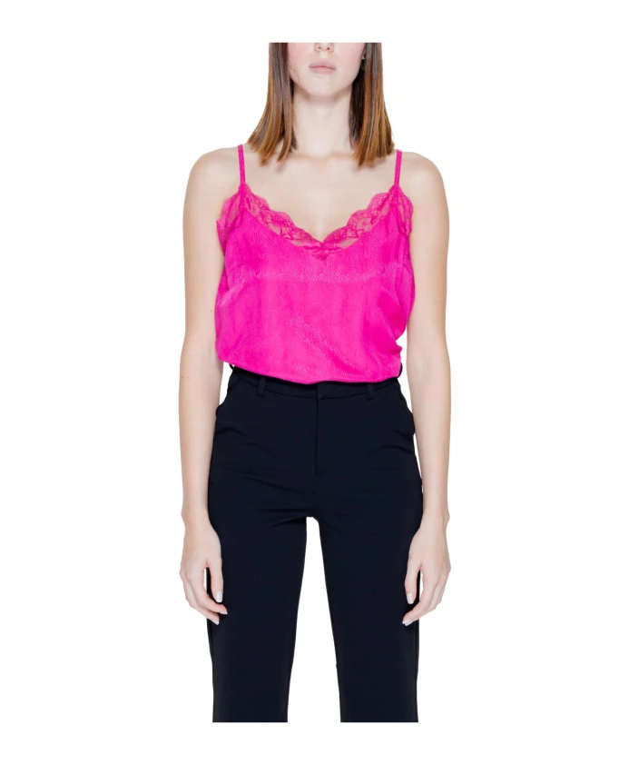 Топ-Майка с кружевной отделкой Vila, розовый
Топ-Майка с кружевной отделкой Vila, розовый