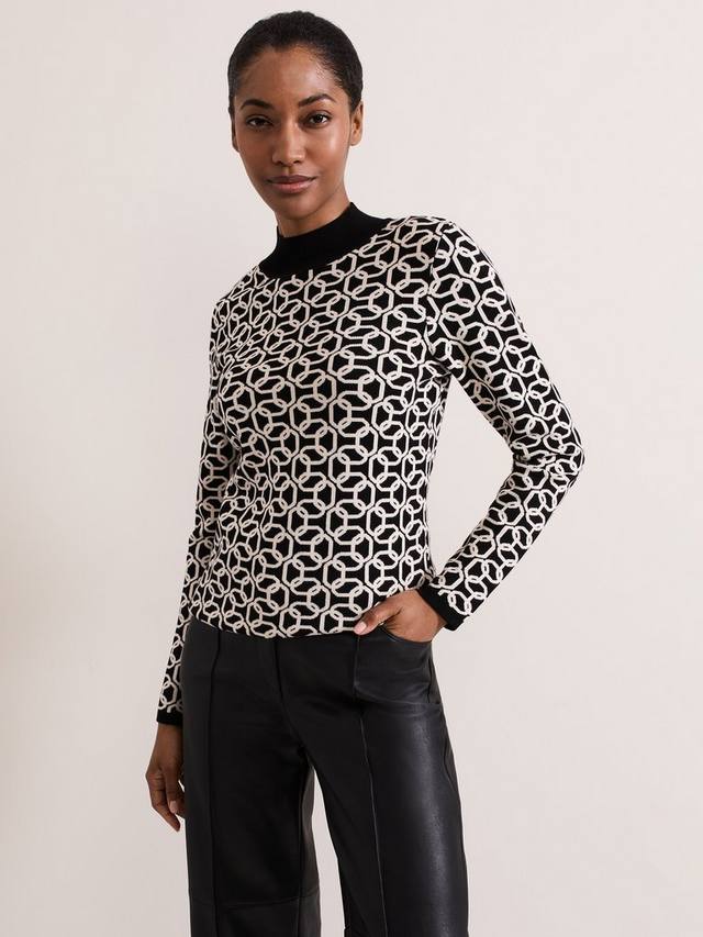 Топ Callie Chain с принтом Phase Eight, Black/Ivory
Топ Callie Chain с принтом Phase Eight, Black/Ivory