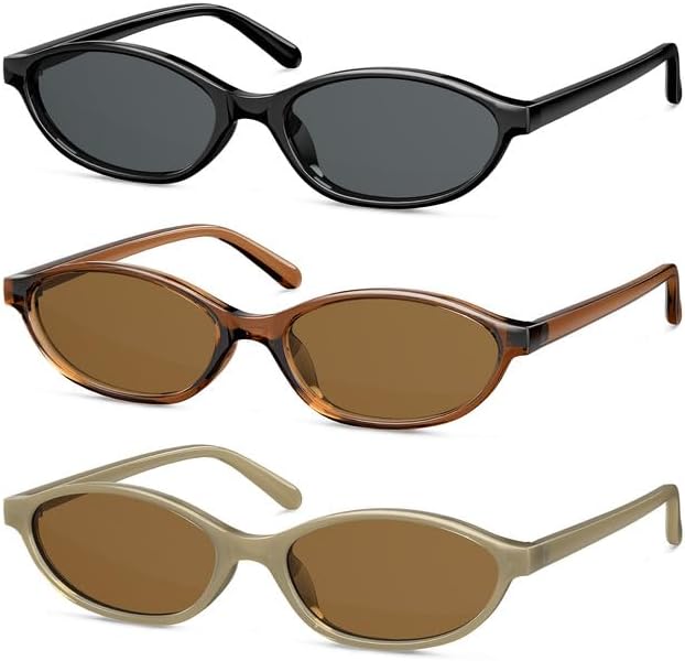 Ретро-солнцезащитные очки «кошачий глаз» для женщин, защита от УФ-излучения UV400, легкая квадратная оправа, идеально подходят для вождения, путешествий и повседневной носки OUKEMAX, 3pack-black + Brown + Olive
Ретро-солнцезащитные очки «кошачий глаз» для женщин, защита от УФ-излучения UV400, легкая квадратная оправа, идеально подходят для вождения, путешествий и повседневной носки OUKEMAX, 3pack-black + Brown + Olive