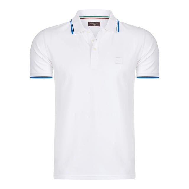 Поло из пике с аппликацией из нержавеющей стали Cappuccino Italia, белый
Поло из пике с аппликацией из нержавеющей стали Cappuccino Italia, белый