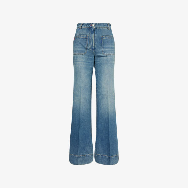 Джинсы Victoria Beckham Алина клеш, синий
Джинсы Victoria Beckham Алина клеш, синий