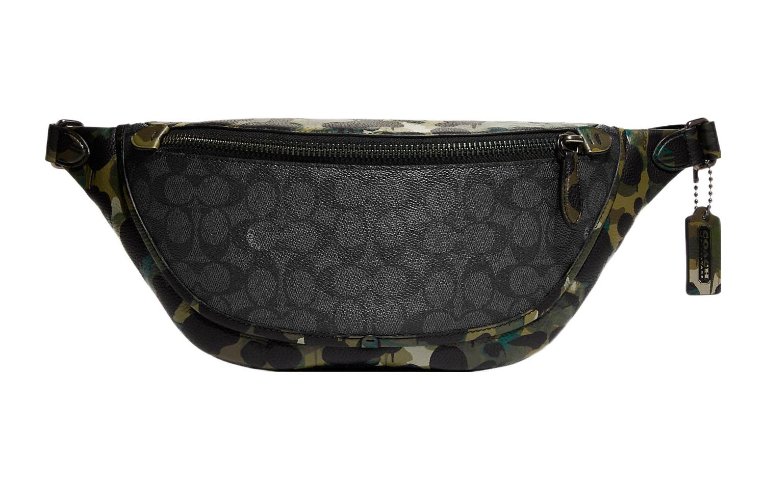 Сумка-слинг с акцентами из шагрени Coach, большая, мужская, черная
Сумка-слинг с акцентами из шагрени Coach, большая, мужская, черная