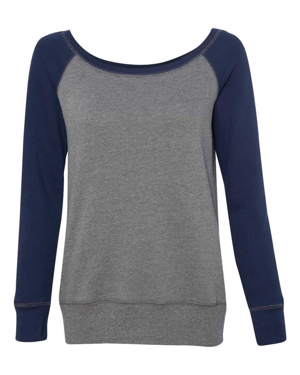 Женская толстовка из флисовой губки с широким воротом BELLA + CANVAS, цвет deep heather/ navy
Женская толстовка из флисовой губки с широким воротом BELLA + CANVAS, цвет deep heather/ navy