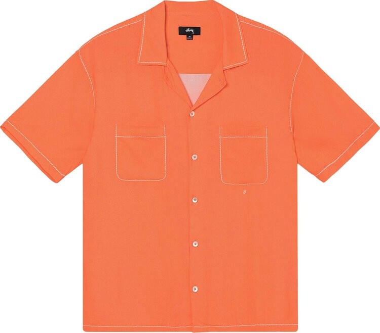 Рубашка Stussy Contrast Pick Stitched Shirt 'Peach', оранжевый
Рубашка Stussy Contrast Pick Stitched Shirt 'Peach', оранжевый