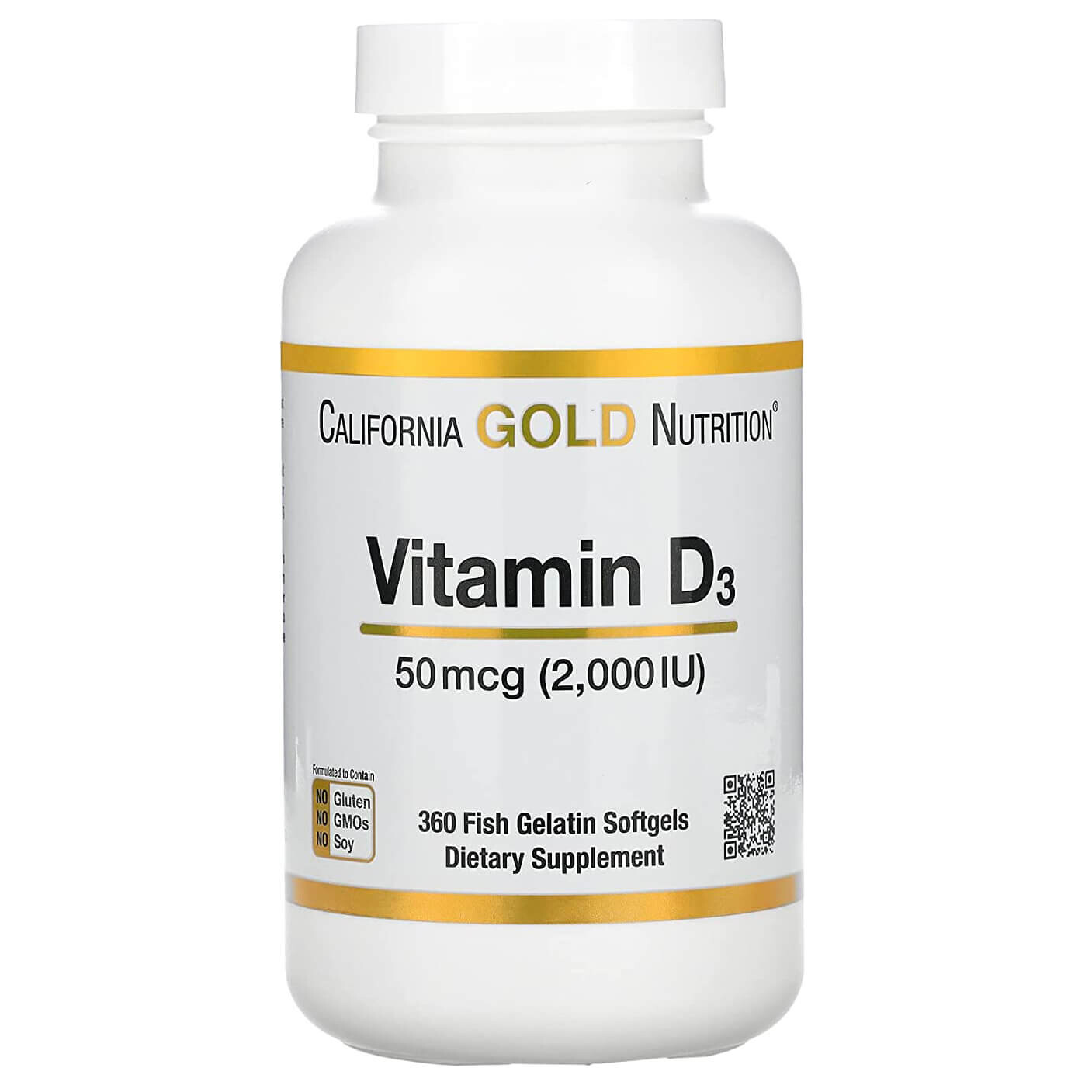 Витамин D3 California Gold Nutrition, 360 капсул
Витамин D3 California Gold Nutrition, 360 капсул