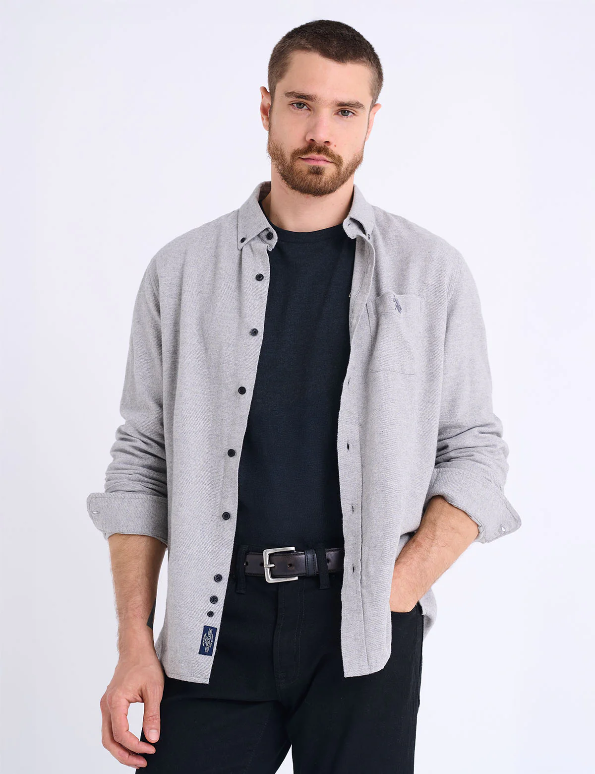 Рубашка U.S. Polo Assn Long Sleeve Heavy Brushed Twill, серый
Рубашка U.S. Polo Assn Long Sleeve Heavy Brushed Twill, серый