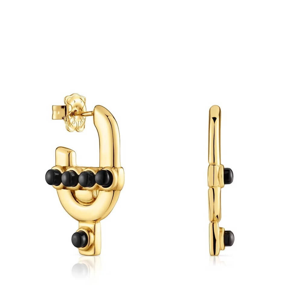 Серьги Tous Manifesto, 27,6 мм, серебро с 18-каратным золотым покрытием /оникс
Серьги Tous Manifesto, 27,6 мм, серебро с 18-каратным золотым покрытием /оникс