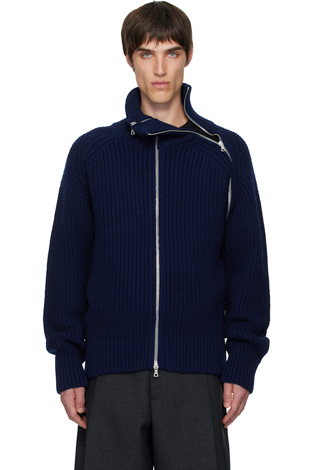 Шерстяная куртка на молнии Dries Van Noten, темно-синий
Шерстяная куртка на молнии Dries Van Noten, темно-синий