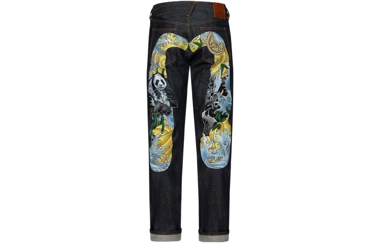 Джинсы мужские деним синие Evisu, синий
Джинсы мужские деним синие Evisu, синий