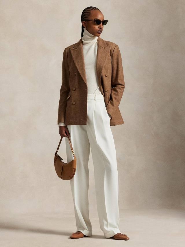 Двубортный пиджак из шерстяной ткани в ёлочку Ralph Lauren, Brown
Двубортный пиджак из шерстяной ткани в ёлочку Ralph Lauren, Brown