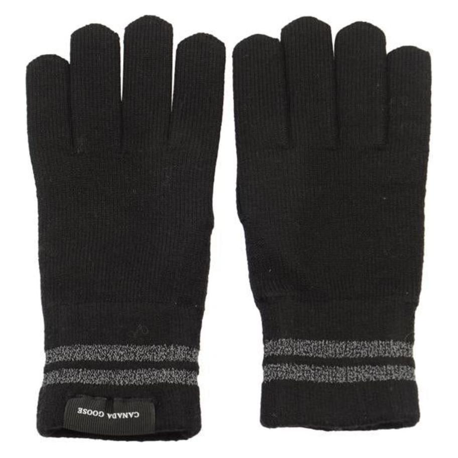 Canada Goose Мериносовая вязаная перчатка с металлической полосой, Black
Canada Goose Мериносовая вязаная перчатка с металлической полосой, Black